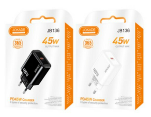 Зарядное устройство JOKADE JB136 USB-C PD45W Black