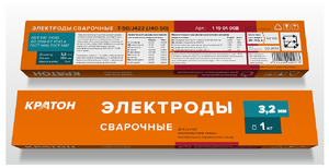 Электроды Кратон АНО21 d3,2 1кг 1/20