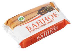 Мыло туалетное Банное, 180г