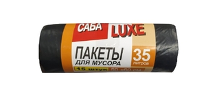 Мусорные пакеты 35л 15шт Elite Luxe.
