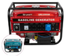 Генератор бензиновый Gruwatt GRS3800SR 3.5/3.8кВт, электро стартер, бак 15л