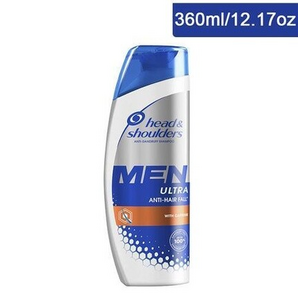 Шампунь мужской HEAD&SHOULDERS против выпадения волос с Кофеином 360мл Ч/З 6шт/уп