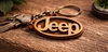Брелок деревянный для авто JEEP