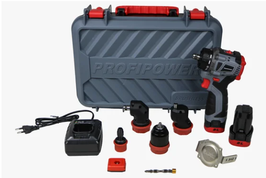 Шуруповерт Profipower Комби BL-161C (16В, 40Нм, Li-ion 2шт, 2.0Ач, 2 скорости, 0.8-10мм, З/У, в кейс