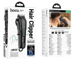 Машинка для стрижки HOCO черная 7500 RPM
