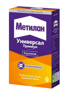 Клей обойный универсальный премиум МЕТИЛАН 250г 1/18