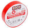Изолента ПВХ красная 19*20м RICH