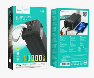 Повербанк 60000mAh HOCO J86B Electric 22.5W fully compatible (чёрный)