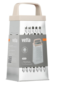 Терка 4-х сторонняя 20см жесть VETTA