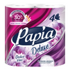 Туалетная бумага Papia Deluxe Дольче Вита четырёхслойная 4 рулона 1/14