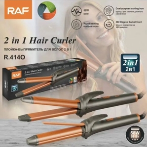 Плойка выпрямитель для волос 2в1 58W RAF 414O