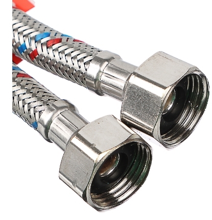 Подводка гибкая для смесителя Г1/2", М10, 60см, пара, FRESSO