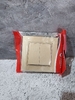 Выключатель 2-кл. СП Karea 10А IP20 латунь Makel + 10шт/уп