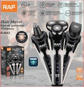 Электробритва USB 3в1 3W RAF 4043