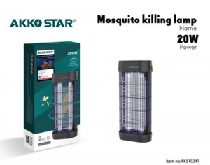 Лампа анти-москитная (мухоловка) Black-Premium электрич. AKKOSTAR 220V/2х10W площадь 60² (AK510241