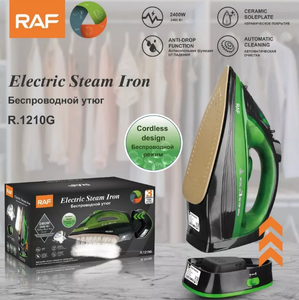 Утюг паровой беспроводной 2400W RAF 1210G