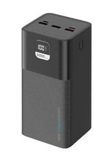 Повербанк 50 000мАч, NRG Turbo V4 дисплей, черный, Deppa