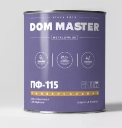 Эмаль ПФ-115 Бежевая 2,6кг DOM MASTER 1/6