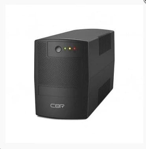 ИБП CBR [UPS-TWP-101J-650] 650VA/390W, Schuko CEE 7 x2 outlets, LED, AVR, SEC, 12V/7Ah