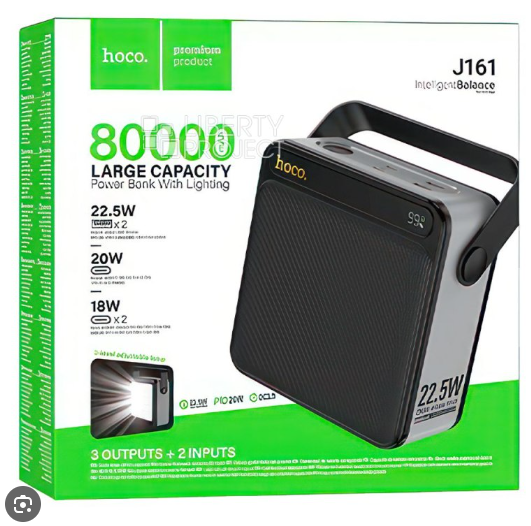 Повербанк Hoco J161 Power 22.5W+PD20W 80000mAh 2Type-C/2Type-C/USB (244706)