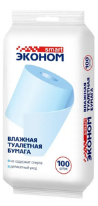 Влажная туалетная бумага Эконом smart №100