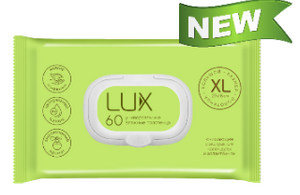 Влажные полотенца LUX №60 очищающие универсальные с календулой и аллантоином XL с пластиковым клапан